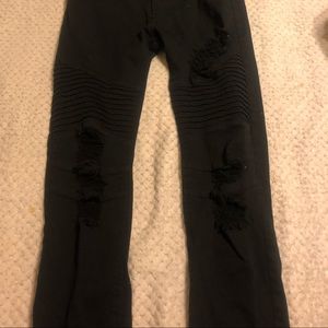 H&M Ripped Black Jeans